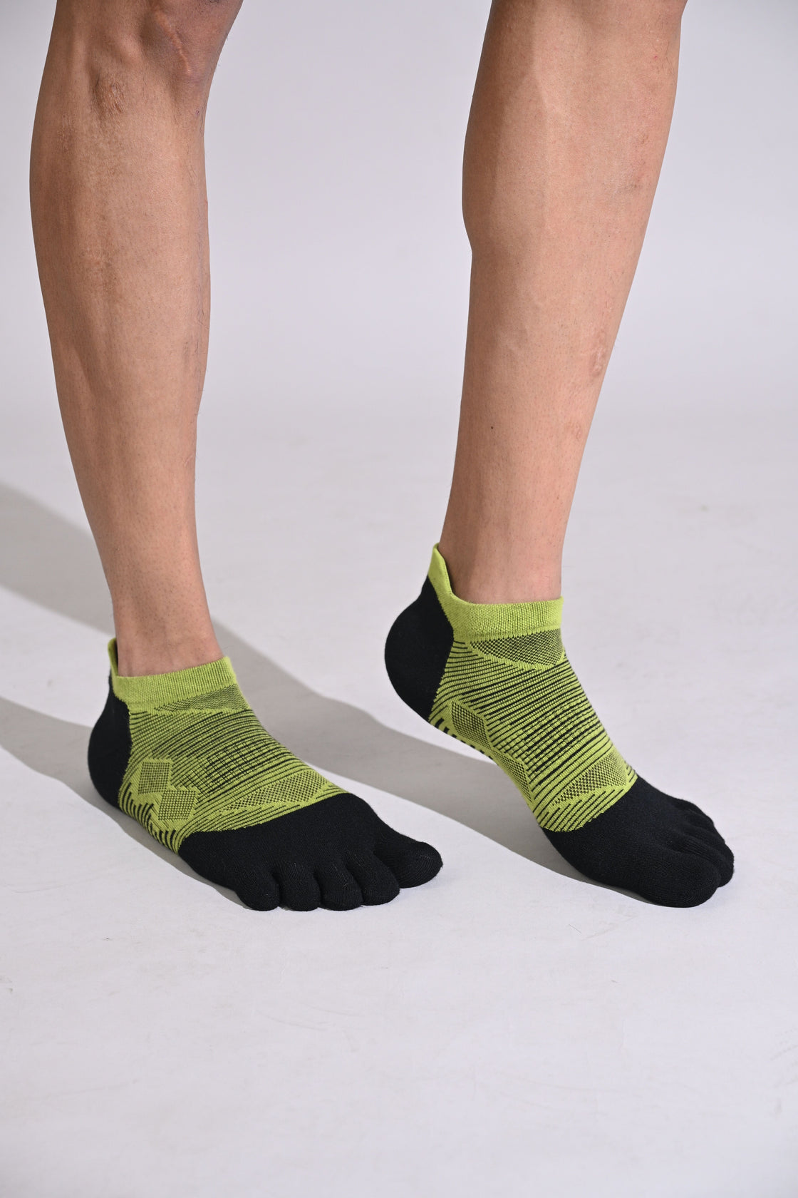 Five Finger Toe Socks Green – ENDURACE