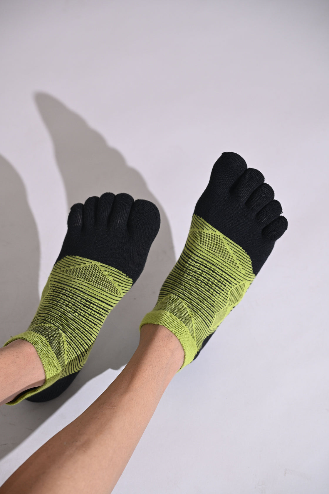 Five Finger Toe Socks - Green