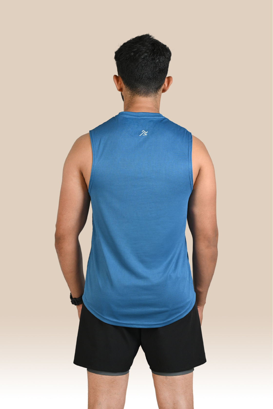 Men's Graphic Tank Top - Blue