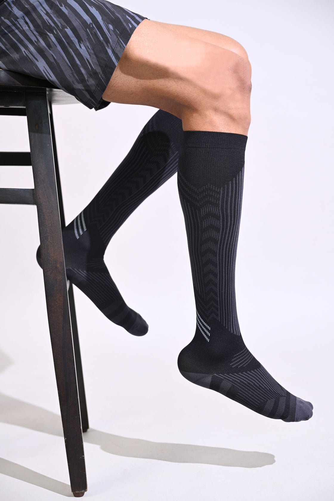 Over the Calf Compression Socks - Black