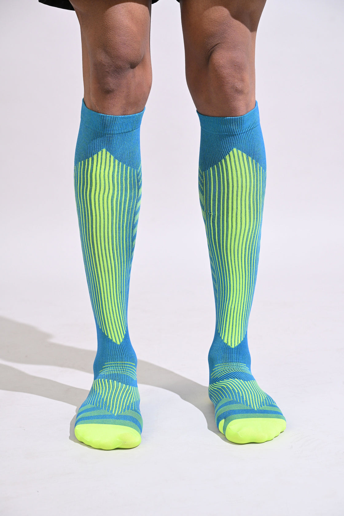 Over the Calf Compression Socks - Turquoise