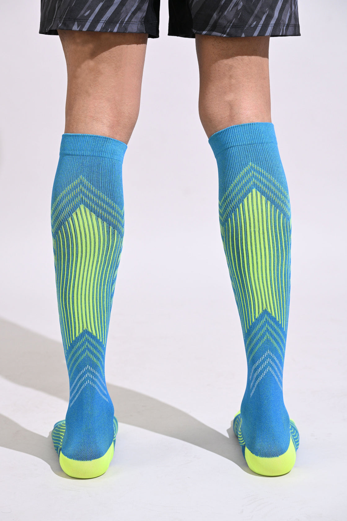 Over the Calf Compression Socks - Turquoise