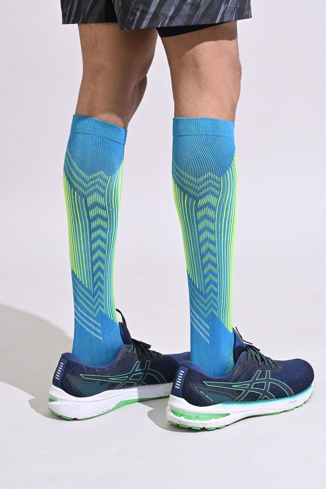 Over the Calf Compression Socks - Turquoise