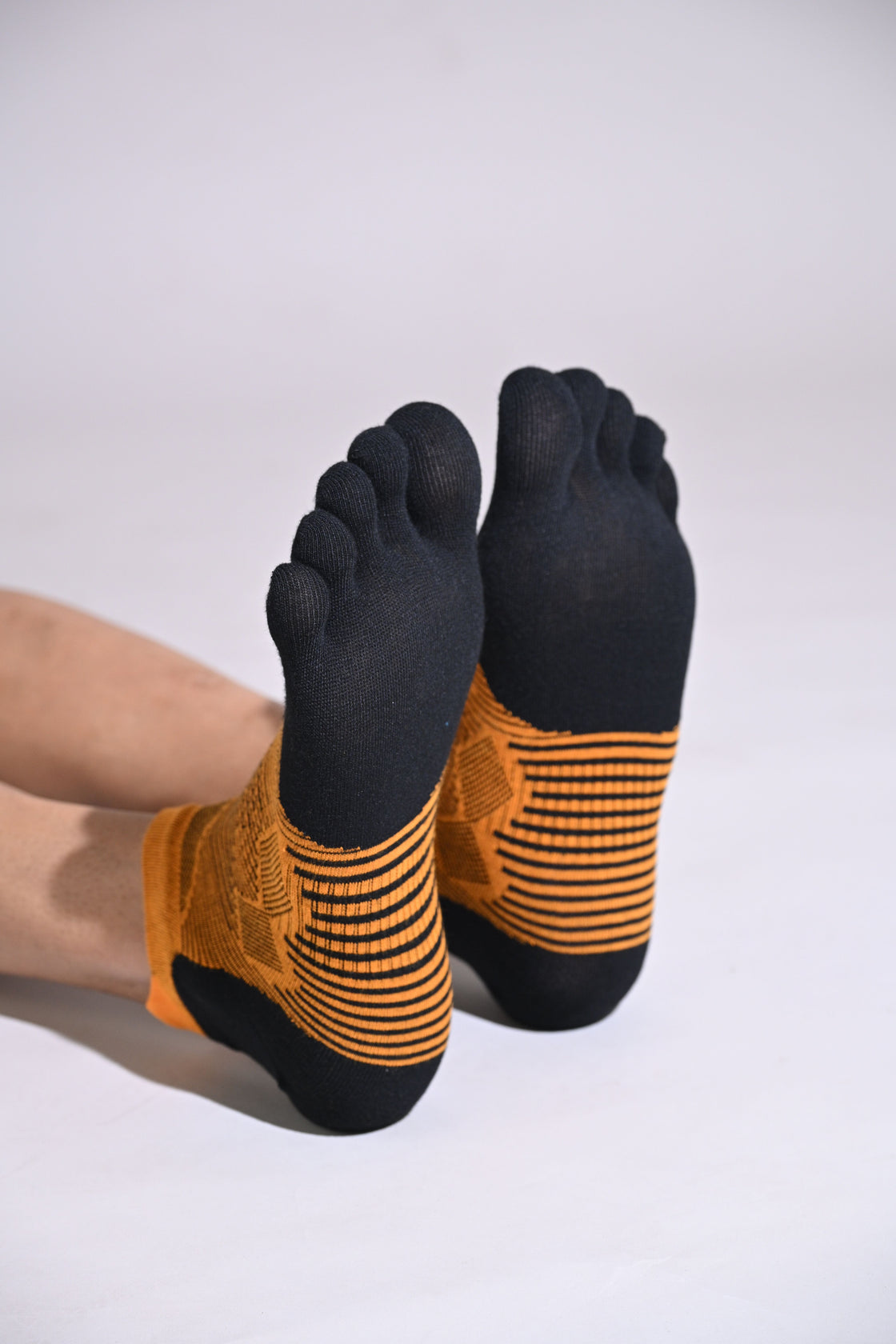 Five Finger Toe Socks - Orange