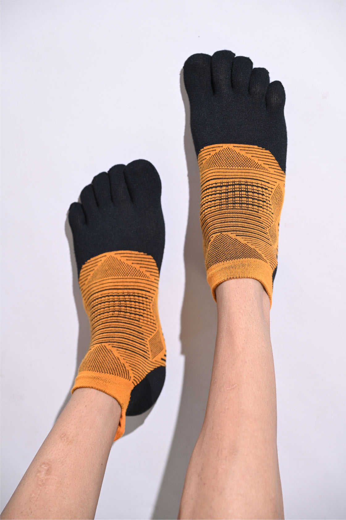 Five Finger Toe Socks - Orange