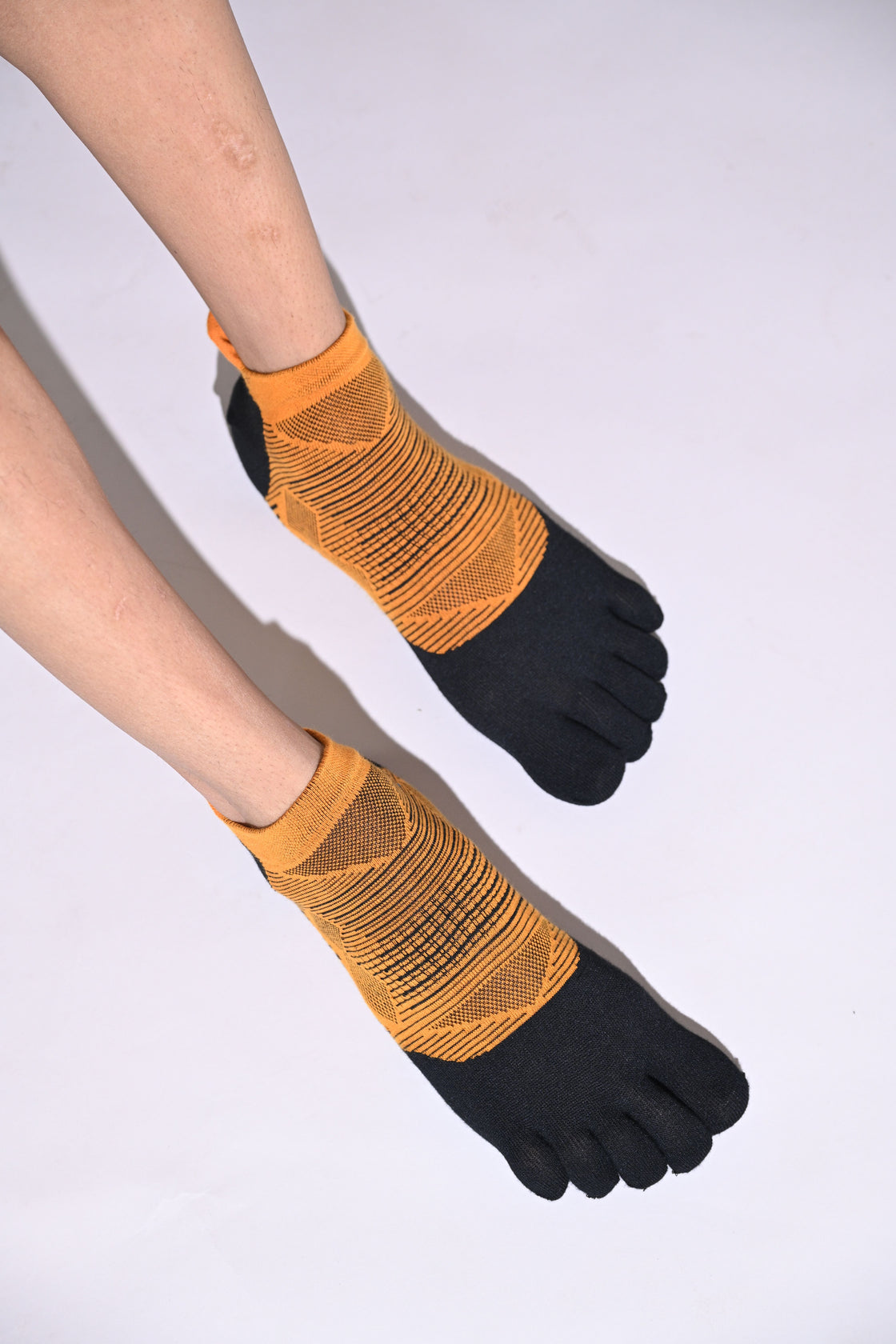 Five Finger Toe Socks - Orange