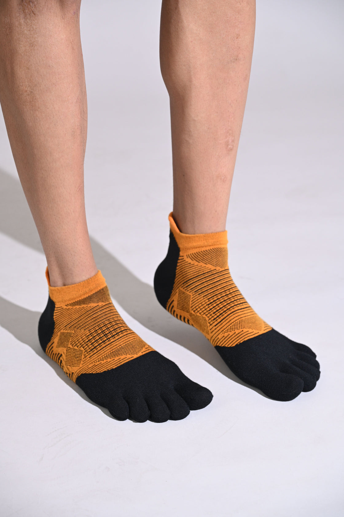 Five Finger Toe Socks - Orange