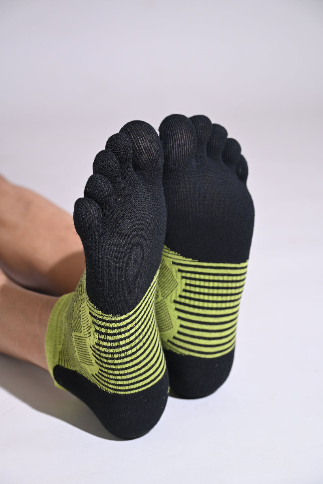 Five Finger Toe Socks - Green